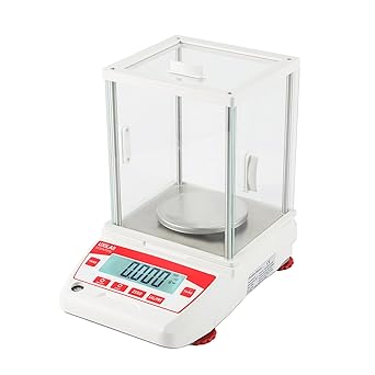 Analytical Balance 1mg GN ct Unit Precision Lab Scale 500g x 0.001g Digital Analytical Scale RS232 Interface Laboratory Electronic Balance LCD Display with Glass Windshield