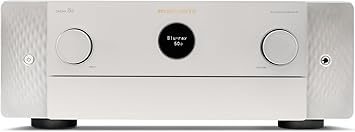 Marantz Cinema 50 9.4 Channel 8K Home Theater Receiver with Dolby Atmos, DTS:X, and HEOS Built-in (Silver/Gold)
