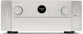 Marantz Cinema 40 9.4 Channel 8K Ultra HD Home Theater Receiver with Dolby Atmos/DTS:X & HEOS Built-in Streaming (Silver/Gold)