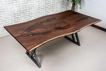 Live Edge Dining Table Epoxy Dining Table Living Room Table for 2, 4, 6, 8 Resin Coffee Table Epoxy Table Top End Table Bar Counter Wall Art Home Décor (28.5" Inches Tall, 90 x 36 Inches)