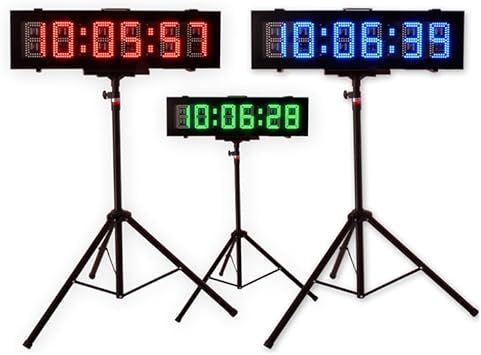 Outdoor Double Sided LED Race Timing Clock Waterproof Countdown/up Marathon Sport Timer with APP
