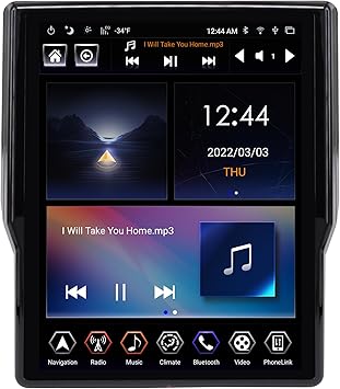 LINKSWELL GEN 5 Android Car Stereo for Dodge RAM 2019 2020 2021 2022 New Body Style 1500/2500/3500 12.1 Inch Car Radio Upgrade with Wireless CarPlay Bluetooth GPS Navigation