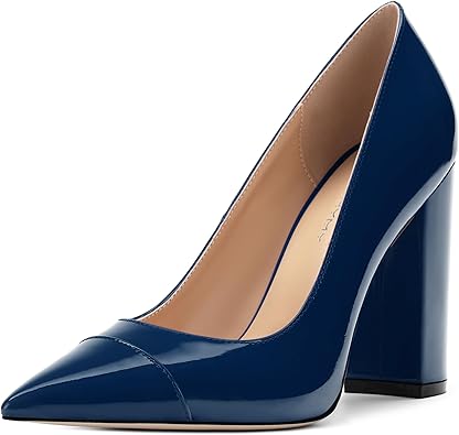 Women's Pumps, Pointed Toe High Heel Fashion Shoes for Women, Women Shoes for Workplace, Street and Banquet.3.9inches