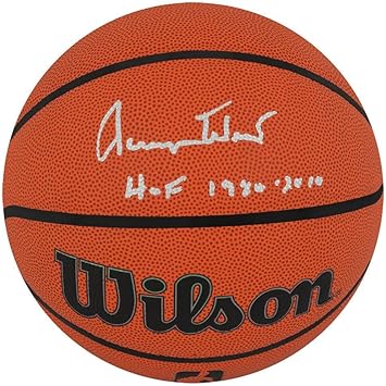 Jerry West Signed Wilson Indoor/Outdoor NBA Basketball w/HOF 1980, 2010 - Autographed Basketballs