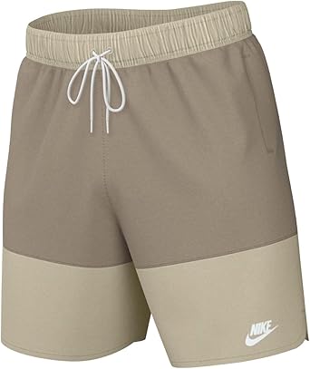 Nike Sportswear Sport Essential Men's Woven Lined Flow Shorts (Long) Size - Small Beige