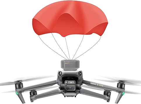 Manti 3 Plus UAV Flight Safety Guard, 2024 Upgraded Big Auto Umbrella, Drone Parachute for DJI Mavic 3/Mavic 3 Classic/Mavic 3 Cine/Mavic 3 Pro/Mavic 3E/Mavic 3T/Air 3/Air 2/Air2s/Mavic Pro/Mavic 2, Q