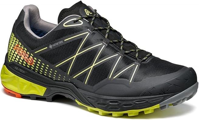 ASOLO Men's Tahoe GTX Waterproof Breathable Comfortable Cushioned Low Cut Hiking Shoes for Fastpacking in Rugged Terrains
