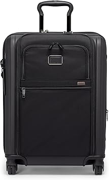 TUMI - Alpha Hybrid Continental Expandable 4 Wheeled Carry-On - Zip Expansion Suitcase for Extended Trips & Weekend Getaways - Black