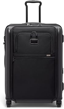 TUMI - Alpha Hybrid Short Trip Expandable 4 Wheeled Packing Case -Zip Expansion Checked Suitcase with Top and Side-Grab Handles - Black