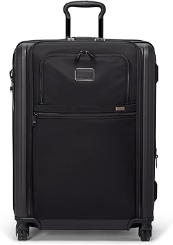 TUMI - Alpha Hybrid Medium Trip Expandable 4 Wheeled Packing Case - Zip Expansion Large Checked Suitcase with Top and Side-Grab Handles - Black