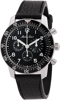 Mathey-Tissot 1968 Chronograph Automatic Black Dial Men's Watch TYPE1968N