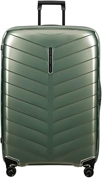 Samsonite Unisex_Adult Suitcases and trolleys, Green (Basil Green), Spinner XL (81 cm-120 L)