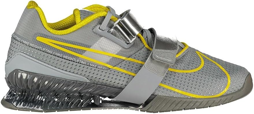 Nike Romaleos 4 Weightlifting Shoes (CD3463-002, Wolf Grey/Lightning) Size 12