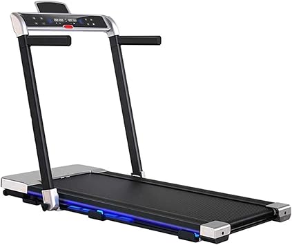Multifunctional Folding Ultra-Quiet Treadmill Electric Exercise Fitness Machine Trainer Equipment for Home Gym Office Space Saver
