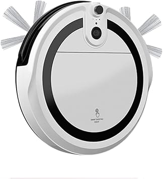 Robot Vacuum Cleaner Mop Ultra Thin 3800Pa Strong Suction, Self-Charging Robotic Vacuum Cleaner with 180ML Water Tank, Drop Sensor, for Pet Hair, Carpet