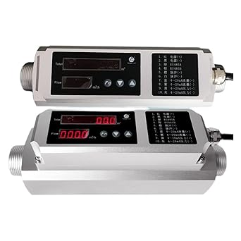 Ultrasonic Flow Meter MF2000 Series Flow Meter Flowmeters MF2025/MF2032/MF2050 Large Flow 2~400m³/H Digital Gas Mass Flowmeter Air Nitrogen Oxygen Argon Carbon Dioxide Sensor Transducer Accessories(MF