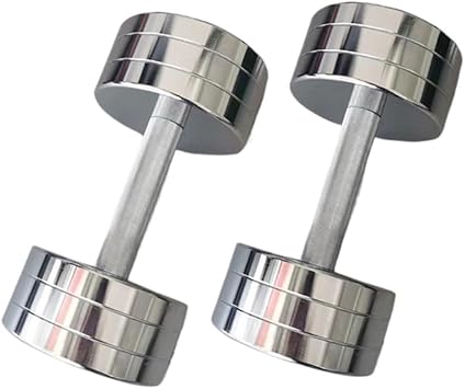 Dumbells Electroplated Dumbbells For Men And Women Fitness Equipment Household Stainless Steel Solid Steel Barbells Dumbell Set