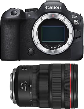 Canon EOS R6 Mark II Mirrorless Camera w/RF 24-70mm f/2.8 L (2 Items)