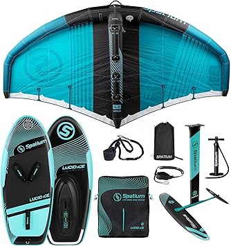 Wind Wingfoil and Hydrofoil Board with Hydrofoil Inflatable Hydrofoil Board with Inflatable Wind Wing Foil and Hydrofoil Inflatable Windfoil Hydrofoil Surfboard for Outdoor Water Sports