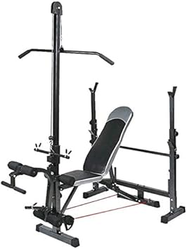 Home or Commercial Leg Muscle Fitness equipmentMultifunctional Weight-Lifting Bed Foldable Weight Bench Barbell Lift Flat Press Exercise Home Gym Fitness Equipment for Total Body Training