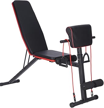 Abdominal Boards, Dumbbell Bench Multifunctional Six-In-One Foldable Home Bench Press Bench Large Fitness Equipment Sit Up Benches