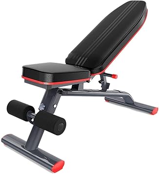 Weight Benches Stool With Dumbbells Multifunctional Table For Weight Lifting Sit-Ups Fitness Chair Gym Fitness Equipment Home 6-Speed Fitness Chair