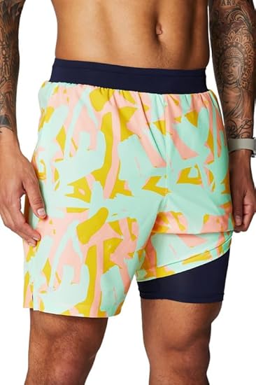 Fabletics Men's The Fundamental Short II (Lined), Workout, Running, Training, Gym, Yoga, Ultra Lightweight