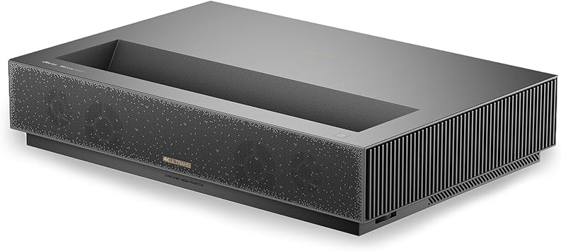 Formovie Cinema Edge 4K UHD Ultra Short Throw Projector, Google TV UST Laser Projector with Licensed Netflix, HDR10 150" ALPD Laser TV, Dolby Audio DTS-H for Home Theater