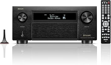 Denon AVR-A10H 13.4-Ch 8K Home Theater Receiver (150Wx13), WiFi, HEOS, and Bluetooth Amplifier, Home Audio Receivers & Amplifiers