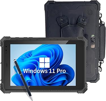 W10Y Rugged Tablet,10.1 Inch Windows 11 Pro Industrial Tablet,8GB+128GB,Intel Core(TM) i5-10210Y,IP68 Waterproof,700nit Sunlight Readable,4G LTE GPS WiFi 6 Heavy Duty Outdoor Work PC