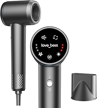 Hair Dryer, Professional Ionic Hair Dryer for Fast Drying, Low Noise and Quiet, Lightweight, 600 Mmillion Negative lonic High-Speed Hair Blow Dryer Without Hair Damage for Women, Men, Travel, Salon