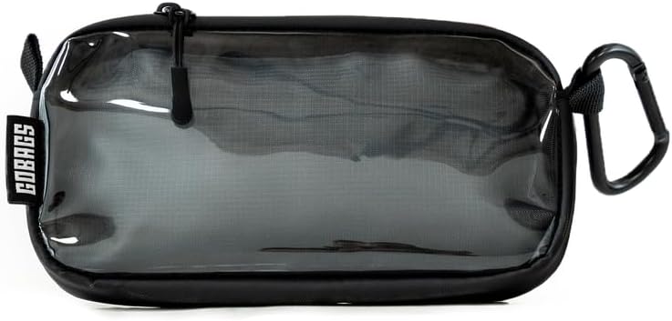 GOBAGS NEO Production Zipper Bags - Electronics & Camera Accessories Bag - Cable organizer, Gear Accessory Pouch, Travel Camera Essentials (Extra Small, Black)