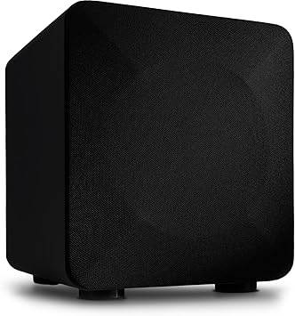 Audioengine S6 Powered Subwoofer, Compact 6-Inch Front-Firing Sub Speaker with Deep Bass, 210W Peak Power for TV, Music, Movies & Gaming