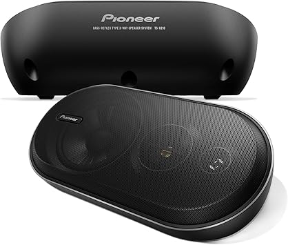 PIONEER TS-X210 4” 3-Way Surface Mount Speakers (Pair) – 120W Max, Classic Design Speaker Upgrade