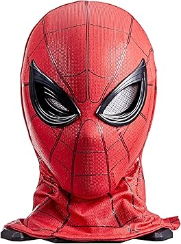 Spider-Man Marvel Legends Series Homecoming Electronic Expressive Mask, Premium Interactive Roleplay Gear for Adults
