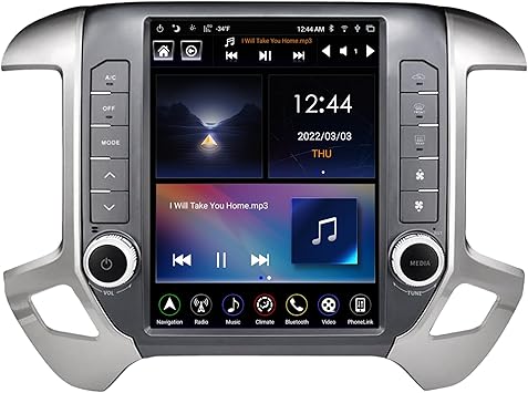 LINKSWELL GEN 5 Car Radio for Silverado GMC Sierra 2014-2019 Android Car Stereo 12.1 Inch Touch Screen Upgrade Wireless CarPlay Android Auto Bluetooth GPS Navigation 4GB+64GB
