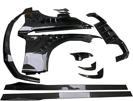 Car Accessories Carbon Fiber Kit Rear Lip Side Skirts Front Lip Spoiler Car Fenders Compatible With M2C F87 2016-2022