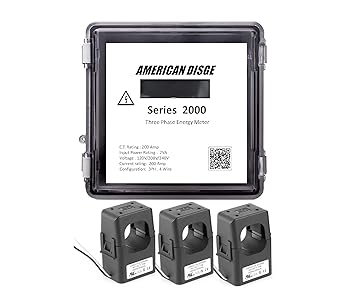 Series 2000 Three Phase Outdoor Energy SubMeter Kit 110-277V MAX 200 Amp