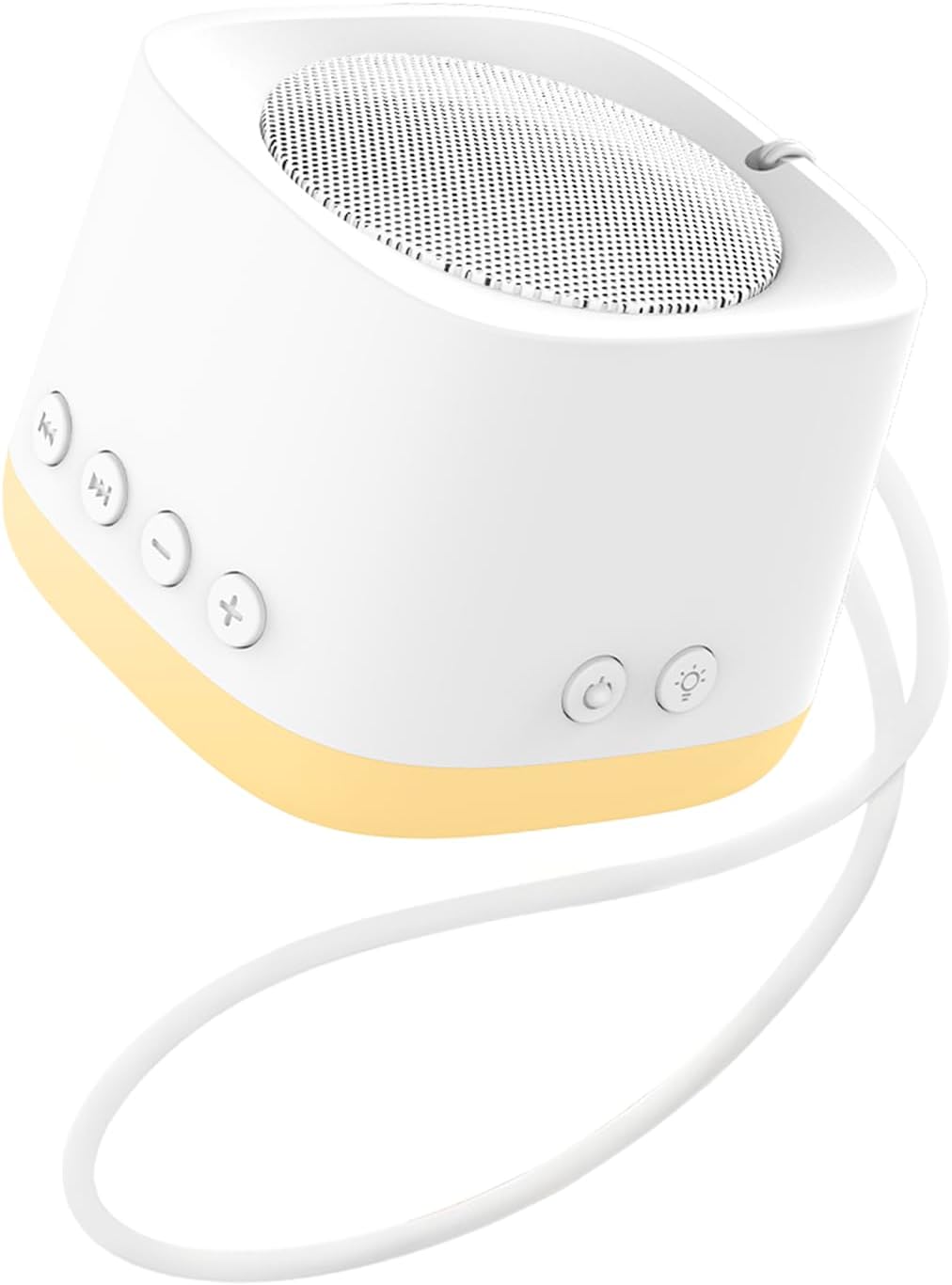 Portable Sound Machine,Mini Travel White Noise Machine for Sleeping with Breathing Night Light, 16 Soothing Sounds, Timer, Rechargeable Brown Noise Sound Machine for Sleep,Adults,Office Privacy(Black)