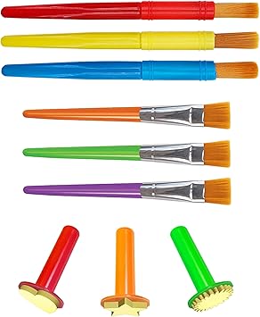 Creative Accessories Set - The Kind Mind Company™ Adaptive Art, Accessibility Aid for Kids & Adults, for Painting, Drawing, Arts & Crafts - 9 pcs