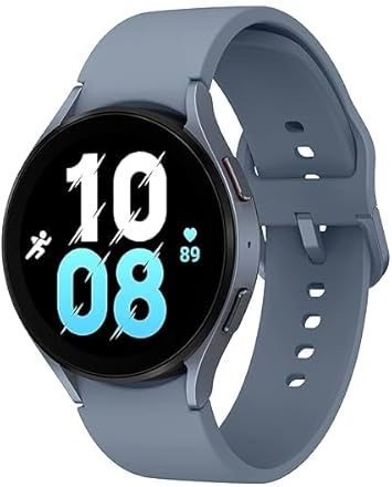 SAMSUNG Galaxy Watch 5 44mm LTE Smartwatch, Sapphire Crystal Glass, Enhanced GPS, Body, Health, Fitness, Sleep Tracker, US Version, Sapphire