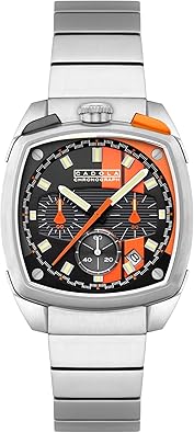 Cadola Men's 39mm Bull Head Chronograph Watch with Leather Strap CD-1060