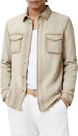 John Varvatos Men's Izzy Shirt Jacket