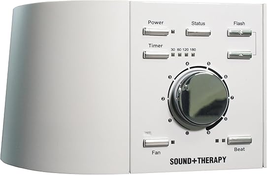 Adaptive Sound Technologies Sound + Therapy - Comprehensive Therapy Experience for Optimal Sleep Environment - Gamma Light & Soothing Noise - Precision Volume Dial - Relaxation Support