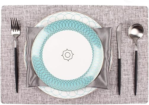 And White Plate, Plate, Placemat, Combination Tableware Set, Table Setting, Kitchen Utensils