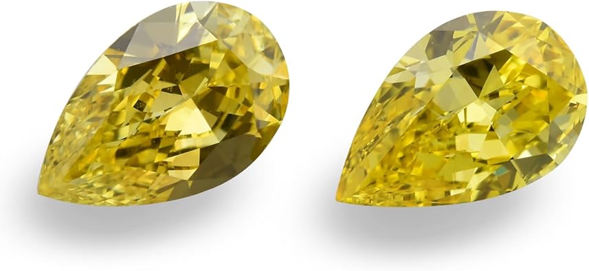 1.03 Carat Natural Fancy Vivid Yellow Loose Diamond Pear Shape, SI1, GIA Certified Diamonds For Crafts Real Diamonds For Personalized Jewelry Fancy Gift Loose Stone Rare Gift For Her Gift For Her