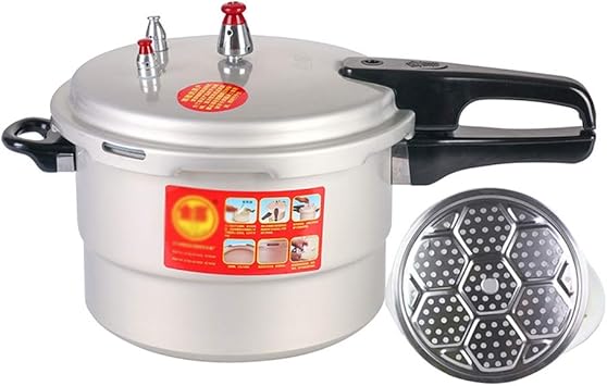 18/26/32cm 304 Stainless Steel Kitchen Pressure Cooker Electric Stove Gas Stove Energy-Saving Safety Cooking Utensils (Size : 18cm) ()