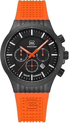 GLOCK Men's Solar Rechargeable Quartz Watch | 40-42mm case | Wristwatch with Steel or Titanium case and Date Display | Men's Watch with Swiss Super-LumiNova Indices and Hands | GW-Solar