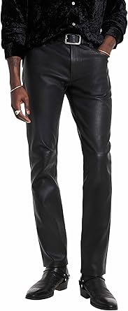 John Varvatos Men's The Rocker Leather Pants