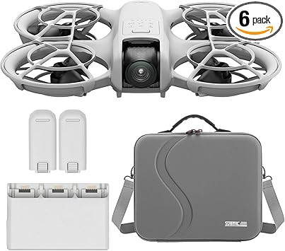 DJI Neo Palm Sized Lightweight Drone Combo with Six Intelligent Shooting Modes with Customized Travel Case for DJI Neo Combo bundle